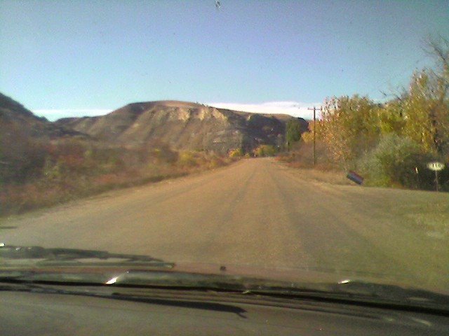 The Road of 11 Bridges East of Drumheller by David Cure-Hryciuk