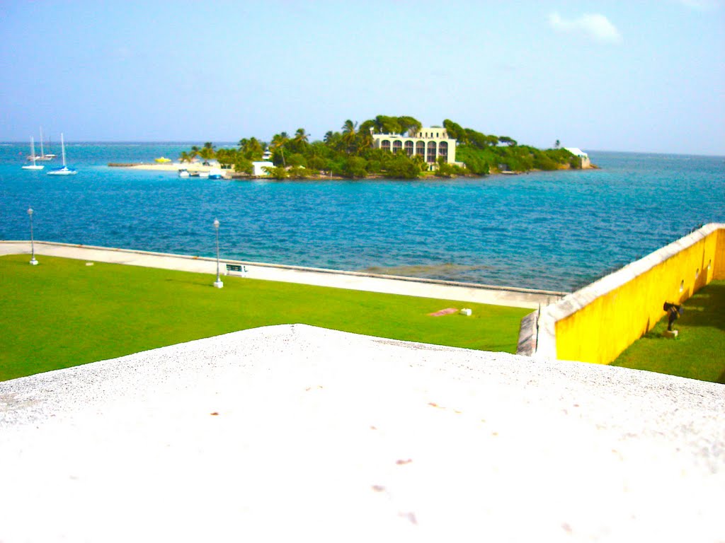 Top of Fort Christiansted view of the Bay by paulccc