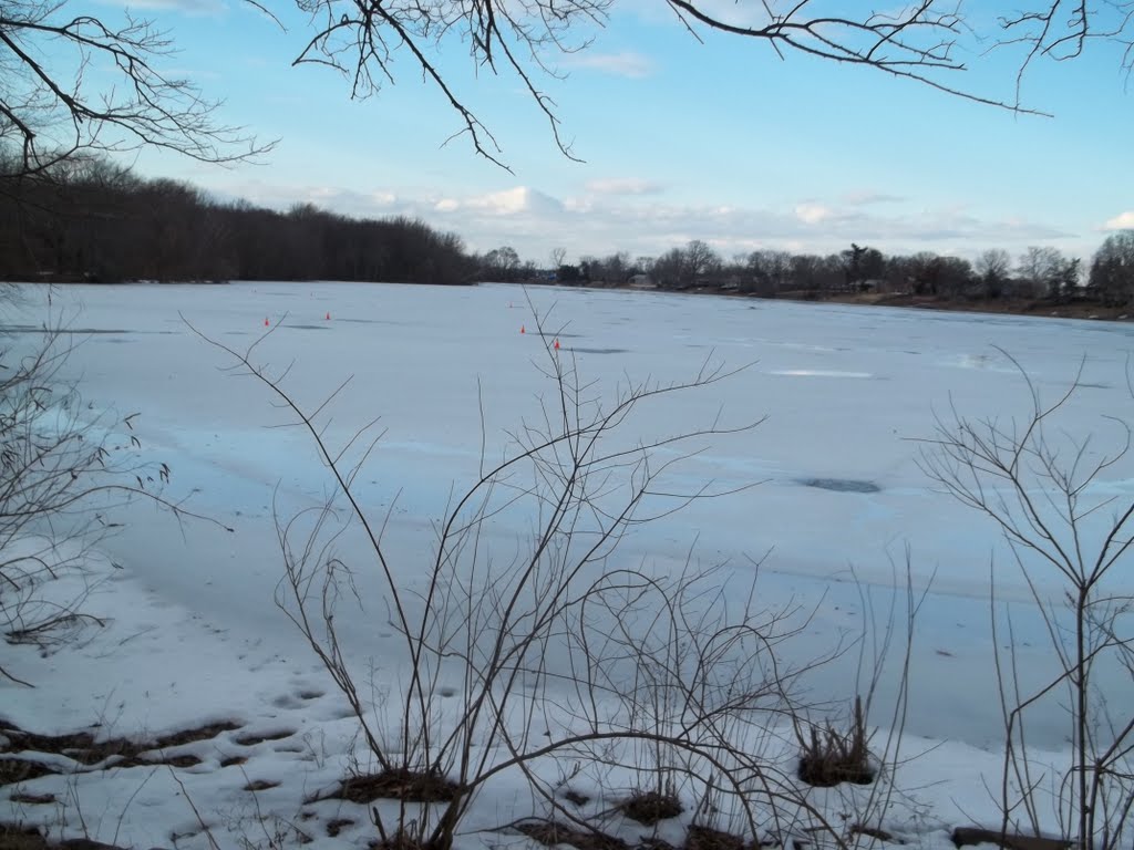 Swedes Lake, Delran NJ USA February 14th, 2011 by Gary Miotla