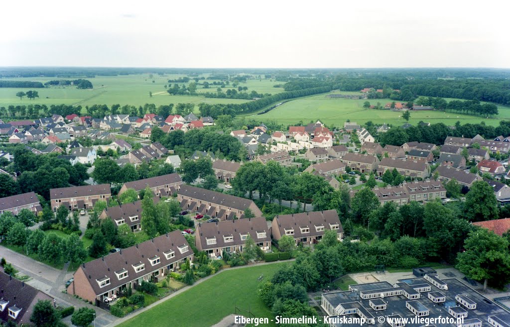 Luchtfoto Eibergen, het Simmelink by Cees Kuppens