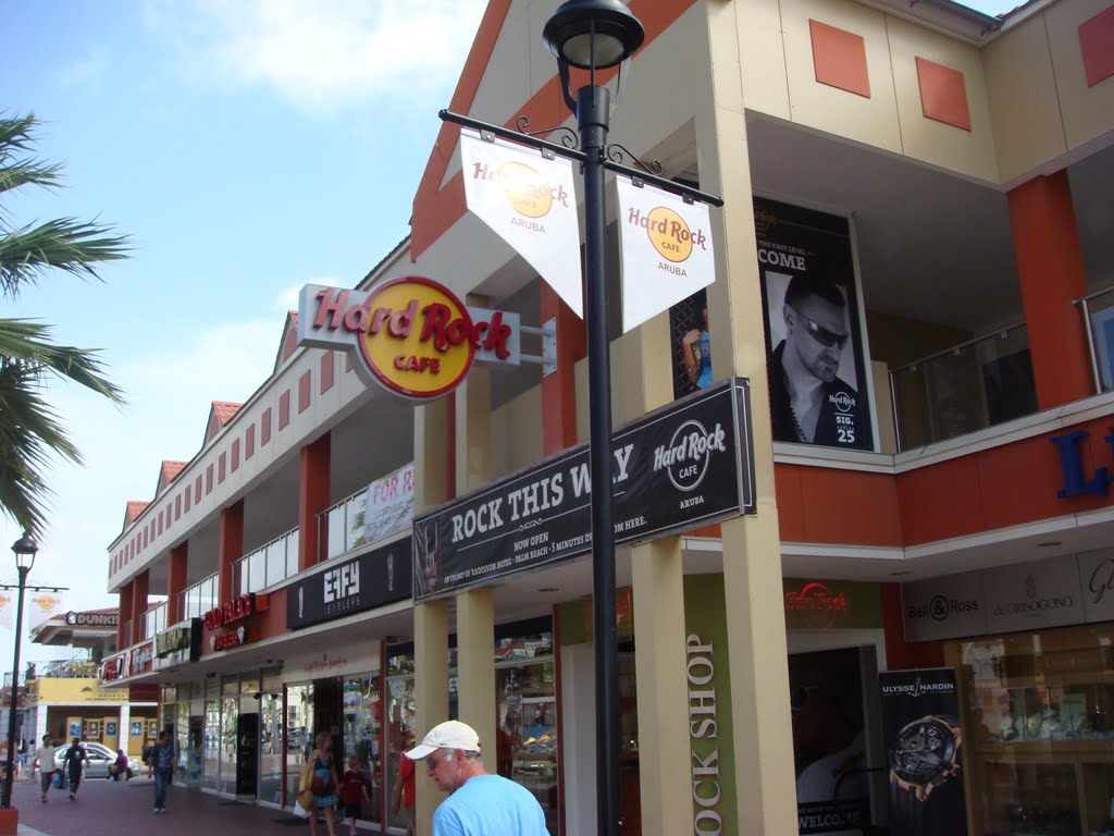 Hard Rock Cafe - Aruba by DeEtte Fisher