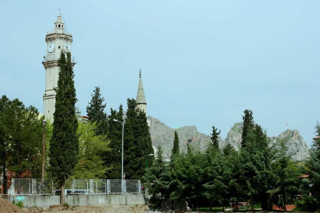 Tokat saat kulesi ve behzad camii by hergezgin HasanErdem