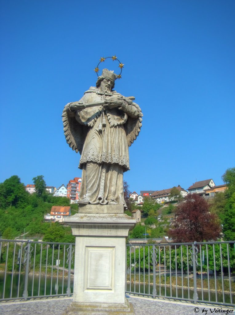 Statue des Heiligen Johannes von Nepomuk by Veitinger