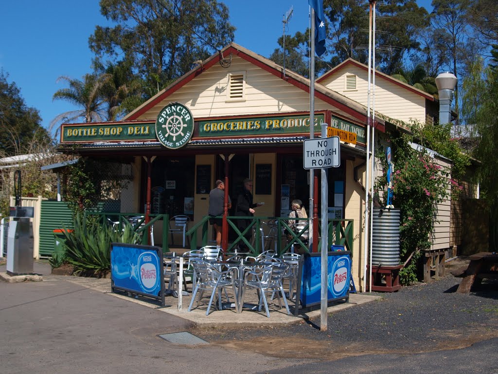 Spencer Village Shop and Cafe by Dennis Paul Griffiths