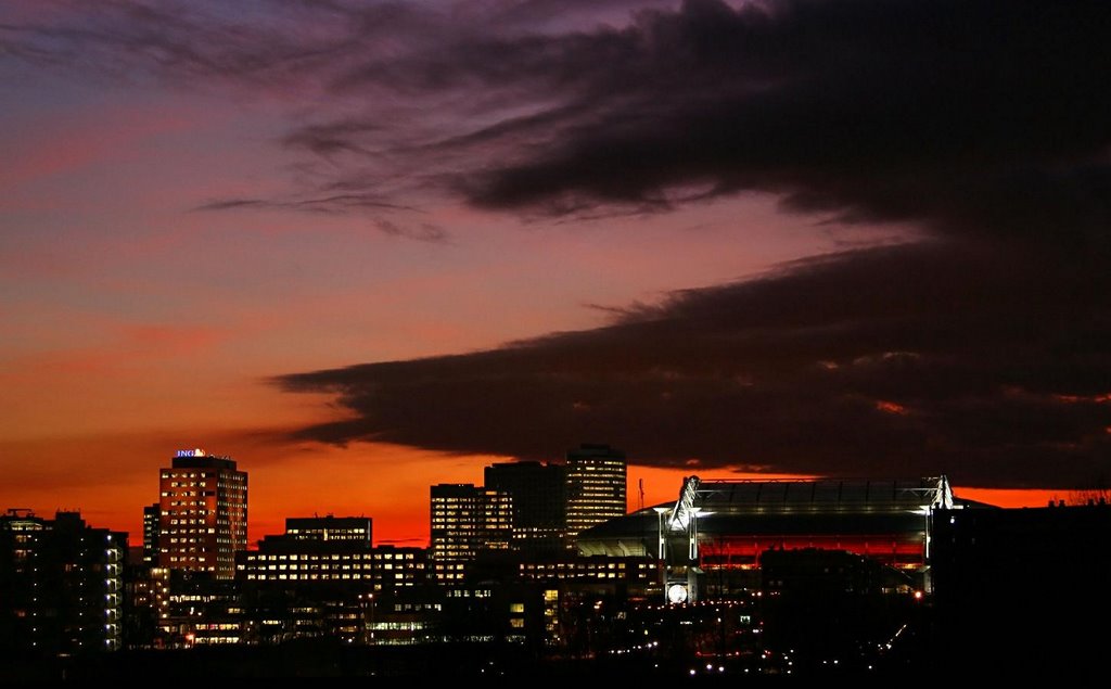 Amsterdam Arena @ sunset by cspillekom