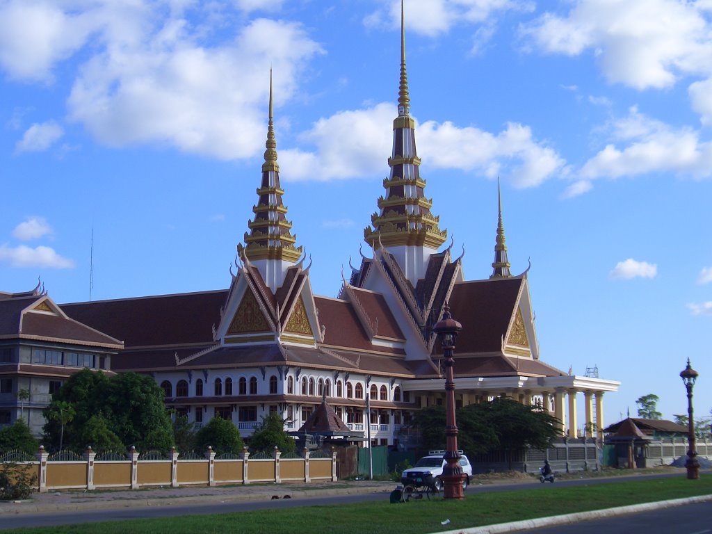 Phnom Penh - National Assembly Building by worldwidewil