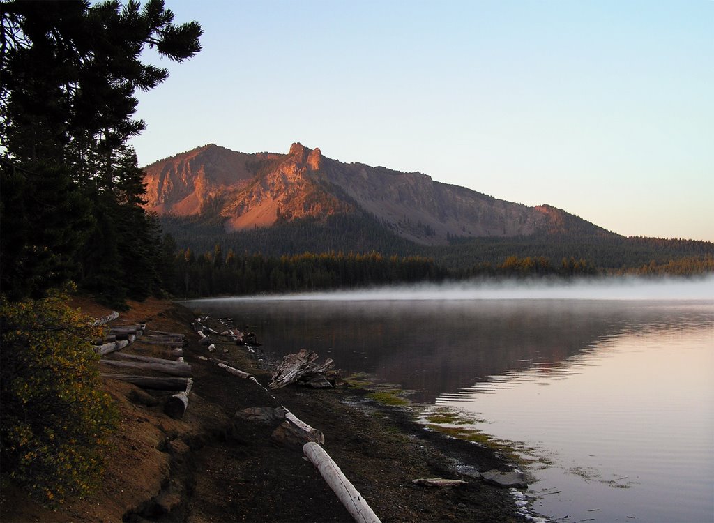 Sunrise Paulina Lake 2007 by Matthew Whibley