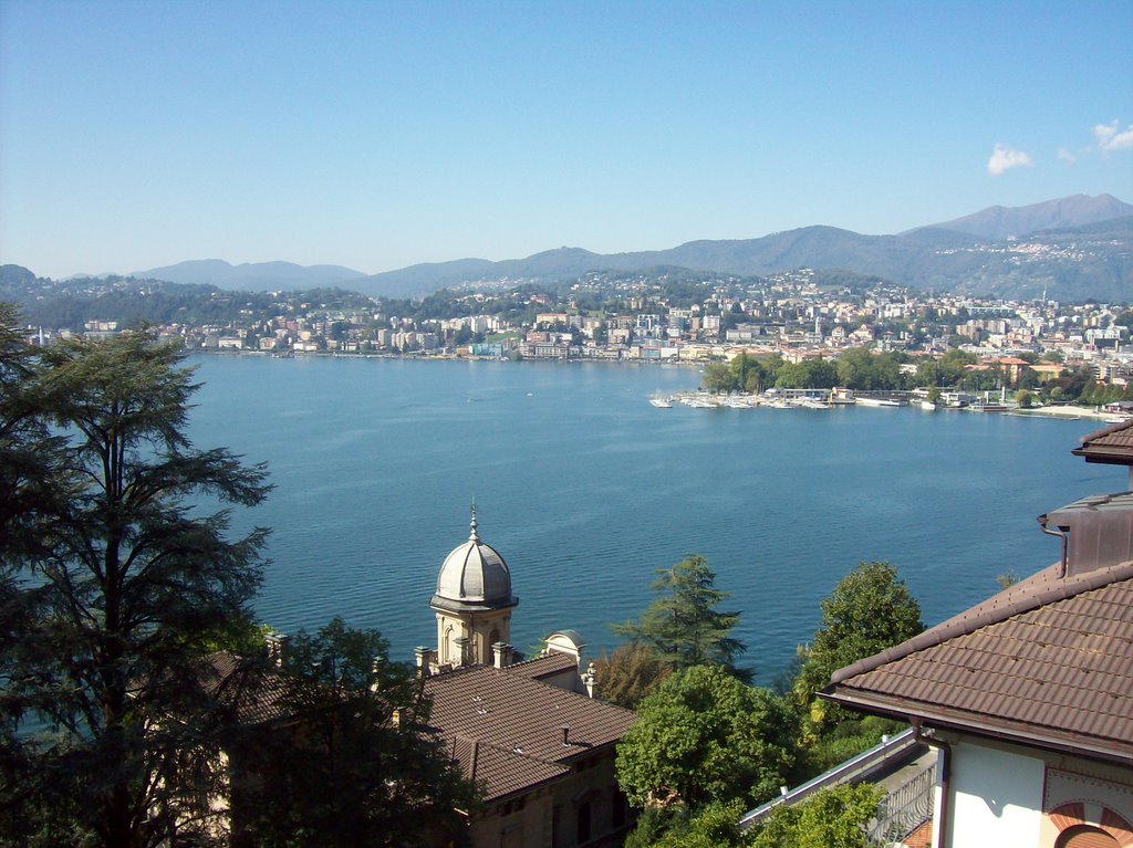 Lugano from Castagnola by Paul Berzinn