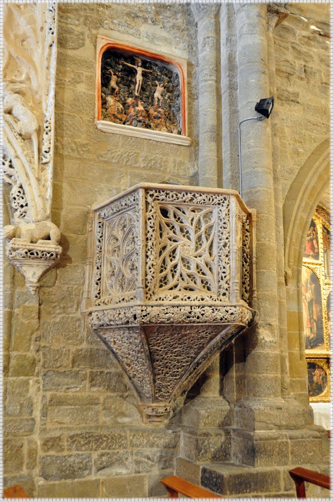 Pulpito de la iglesia de Sta. Maria by EpMartín ☼