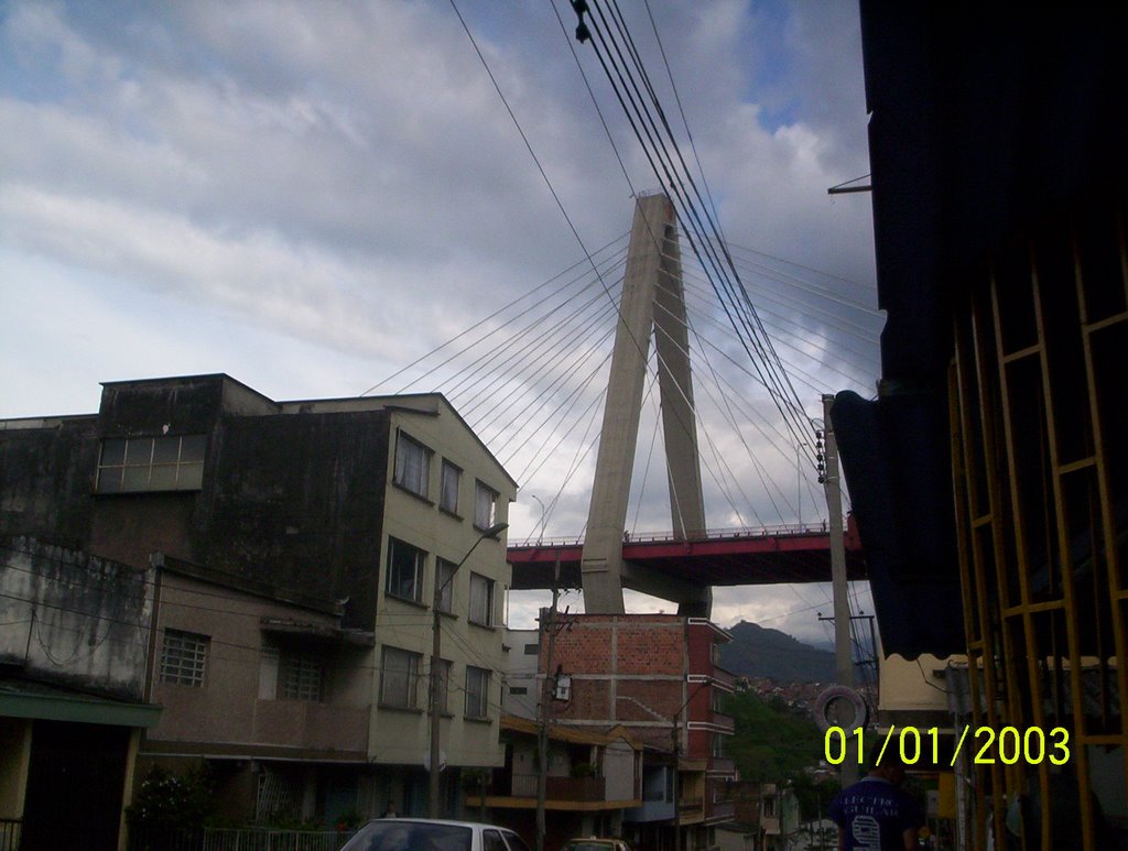 Viaducto desde la ciudad by Orlando Rojas