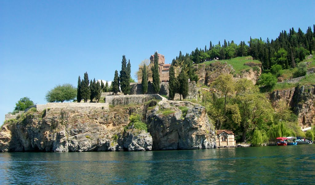 Ohrid lake - monastery ,,st Jovan the Theologian-KANEO,, -Ohrid 13th century by Emil.S