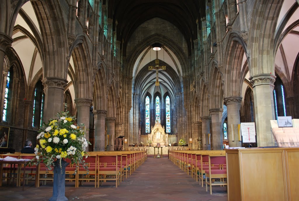 Edinburgh, the interior of St Mary's Cathedral by Maciej Szester