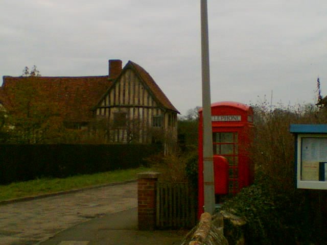 Two Grade 2 listed "buildings" in Gamlingay. Clue: one is red! by Boro290204