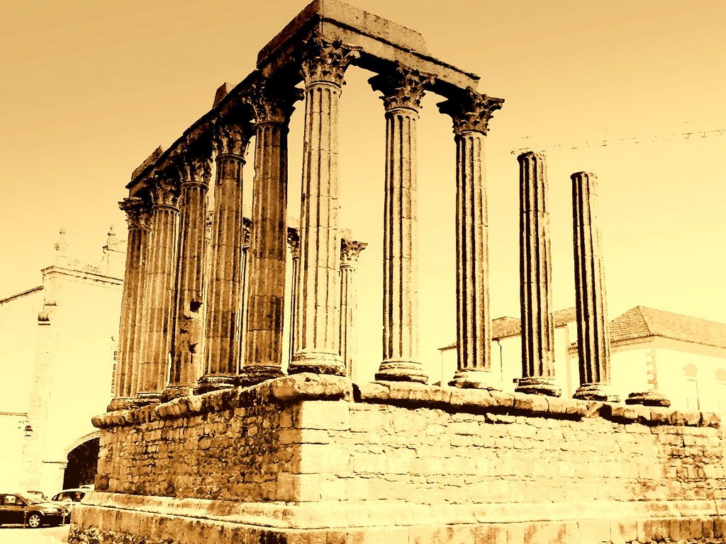 TEMPLO DE DIANA. EVORA. PORTUGAL by Lupe Landero