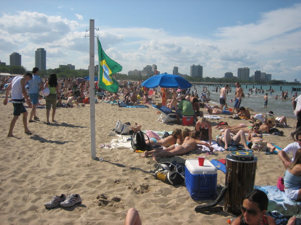 Brasil in Chicago-North ave Beach by Sergio Goncalves