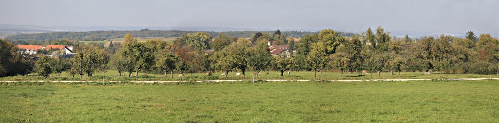 Panorama / Blick vom Schützenhaus Bad Boll by bulach