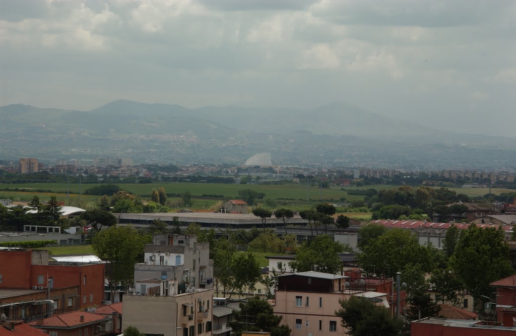 Veduta verso i castelli romani da Viale Giorgio Morandi by marcob66