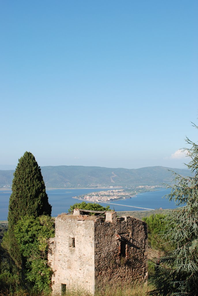 Orbetello, Vista dal convento dei frati passionisti by Edoardo Federici