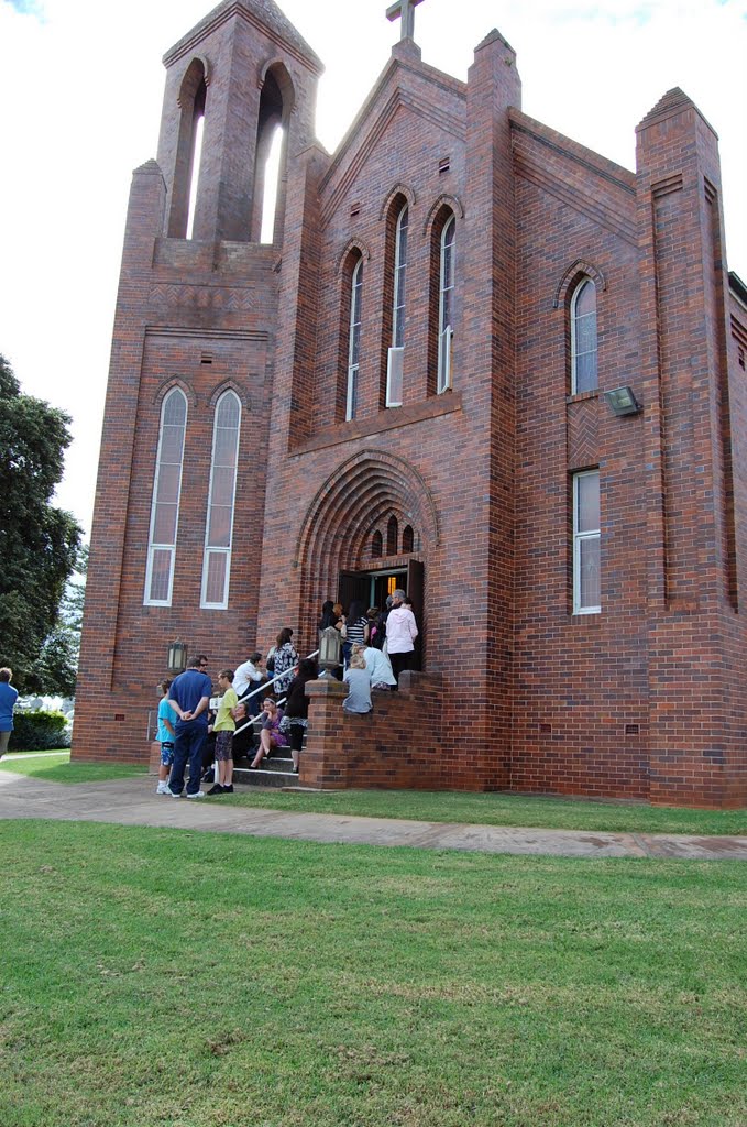 Port Macquarie church o=k by Olive Kirk