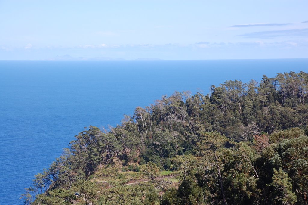 The island of Porto Santo as seen from slopes above Porto Moniz by Mark Wijnen