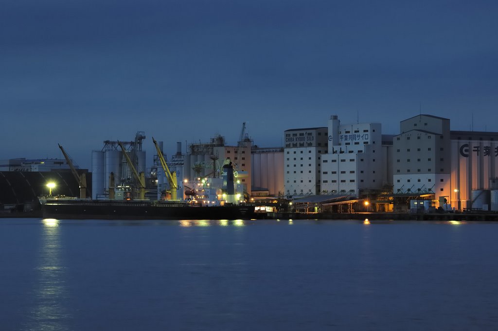 Night View of Chiba Port 20040825_183511 by kokupsy.un morita