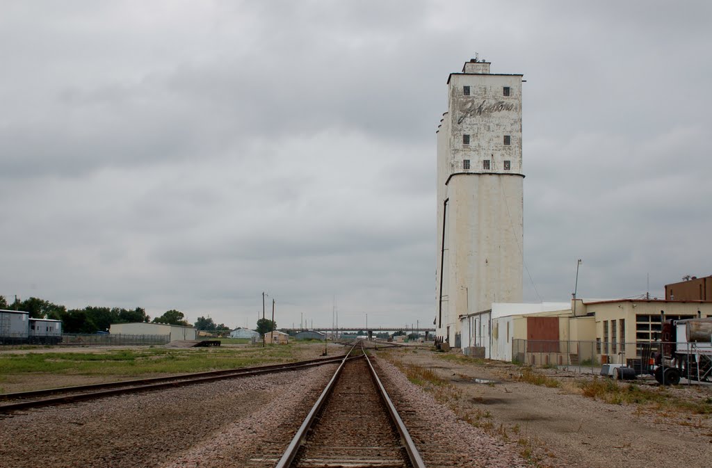 Burlington Northern Santa Fe Railway Tracks looking West at Enid, OK by Scotch Canadian