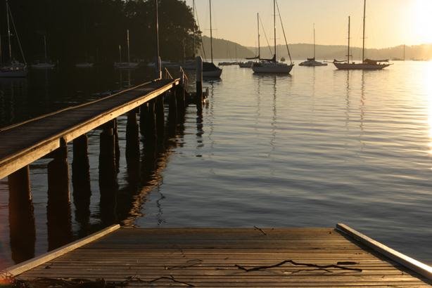 Caloola, Elvina Bay, at sunrise by Elvino