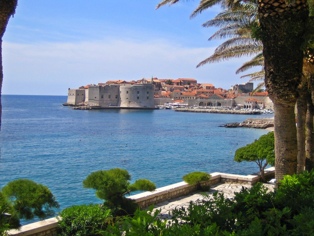 Dubrovnik - Beautiful 7th century Town (UNESCO World Heritage Site) View from Hotel Excelsior by Nikbrovnik