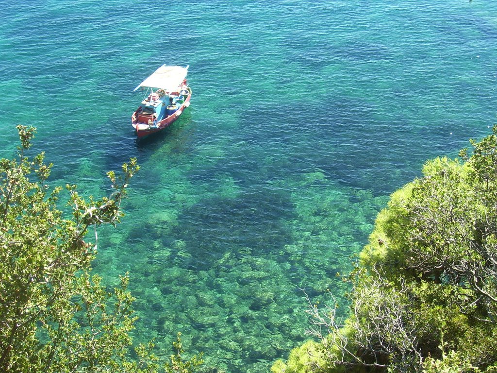 Crystal clear water by Evangelos Benos