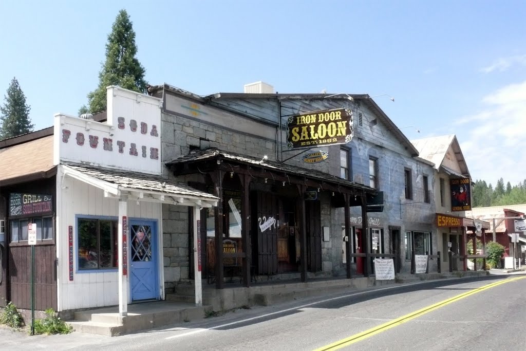 Iron Door Grill, Groveland, California's oldest saloon by David Bainbridge