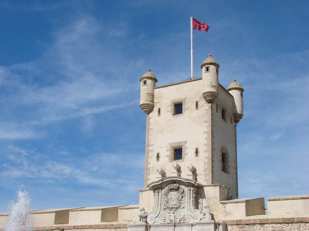 City walls in Cadiz by chits