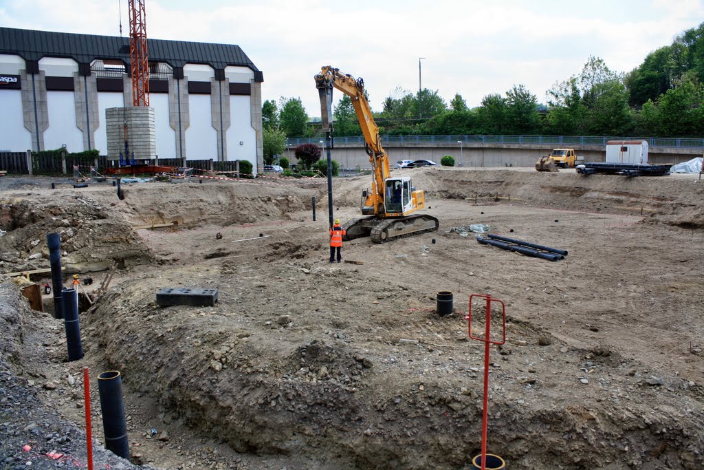 Baustelle Supermarkt by oller rainer