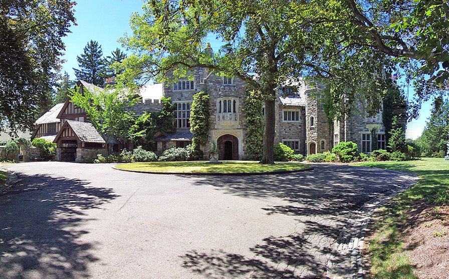 Skylands Manor, Ringwood, N. J. front entrance by jsd'angelo