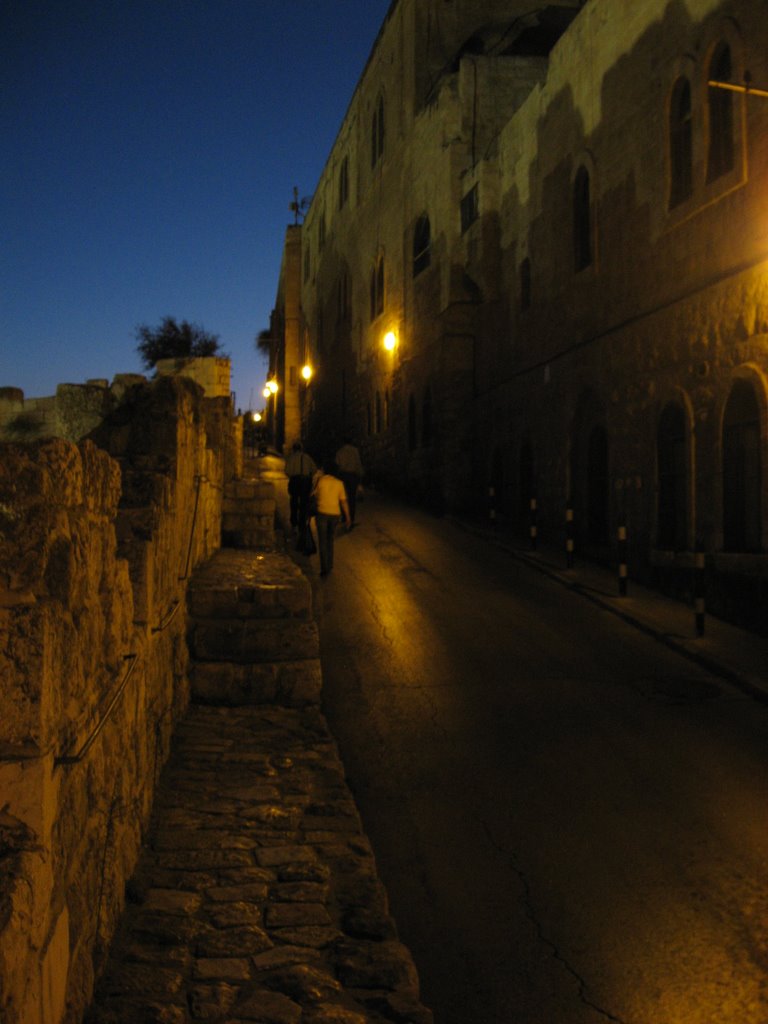 The old city (jerusalem) by night by observer74