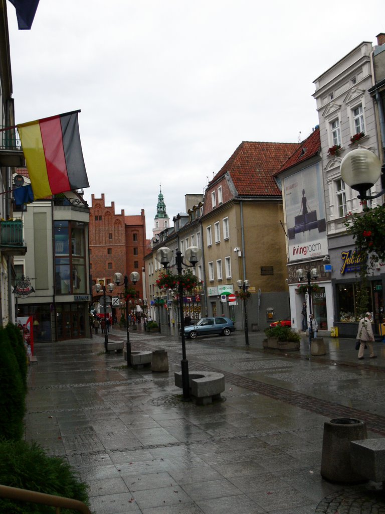 Boulevard in Olsztyn (Allenstein) by pipensmoker