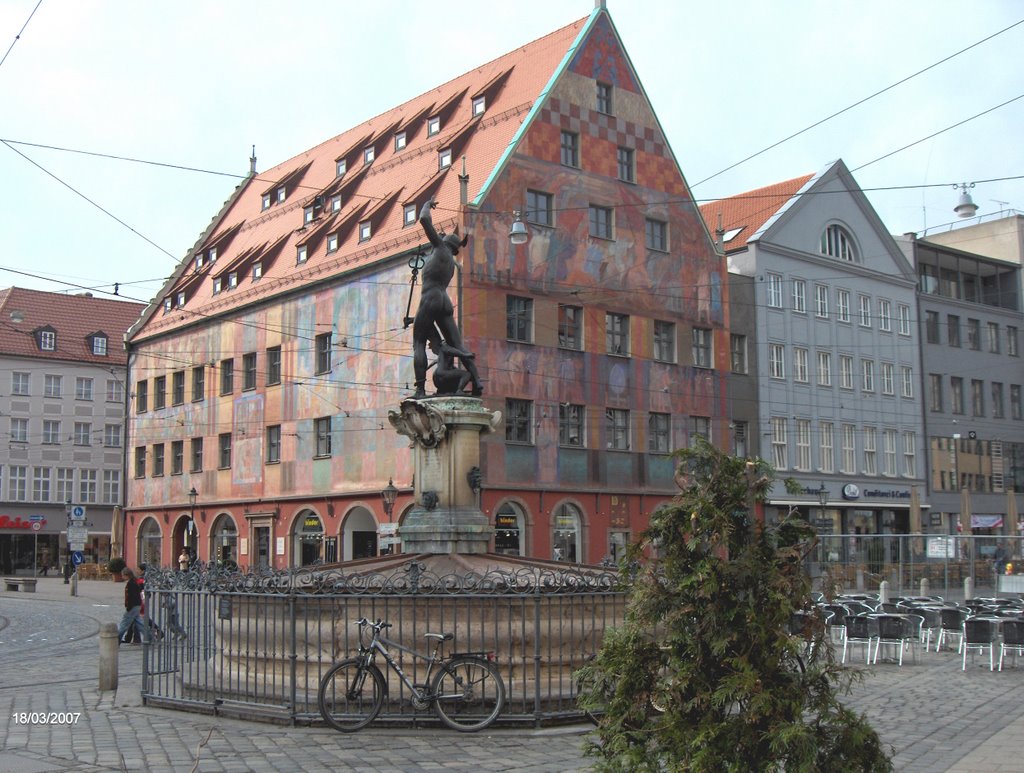 Weberhaus + Merkurbrunnen by jm.ipfelkofer