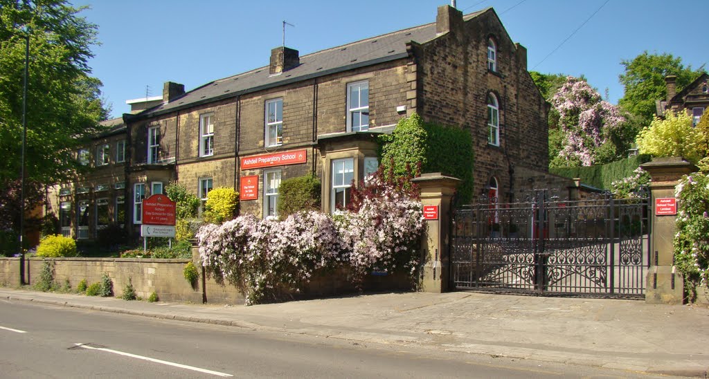 Panorama of Ashdell Preparatory School, Fulwood Road, Broomhill, Sheffield S10 by sixxsix