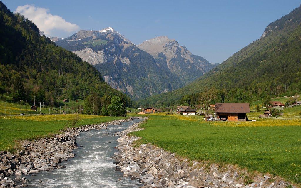 Weisse Lütschine im Grindelwald Tal by Hans J.S.C. Jongstra