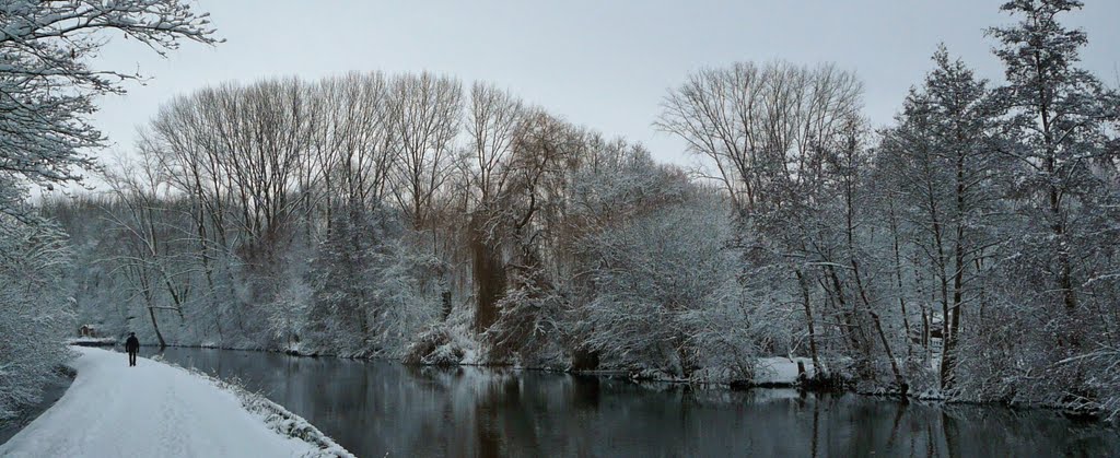 Hiver 2010 sur le halage - Camon by Thierry H.