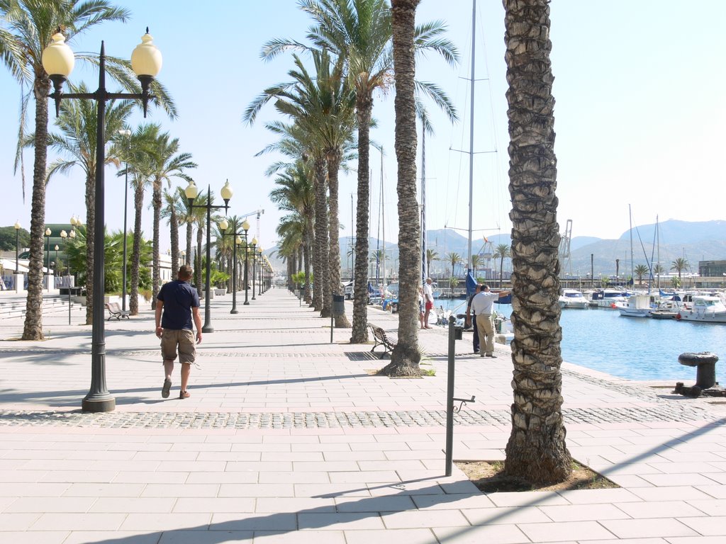 Cartagena waterfront by John Eley