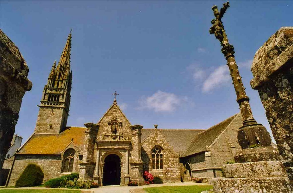 St Budoc et sa croix by Jean-Louis DROUZY