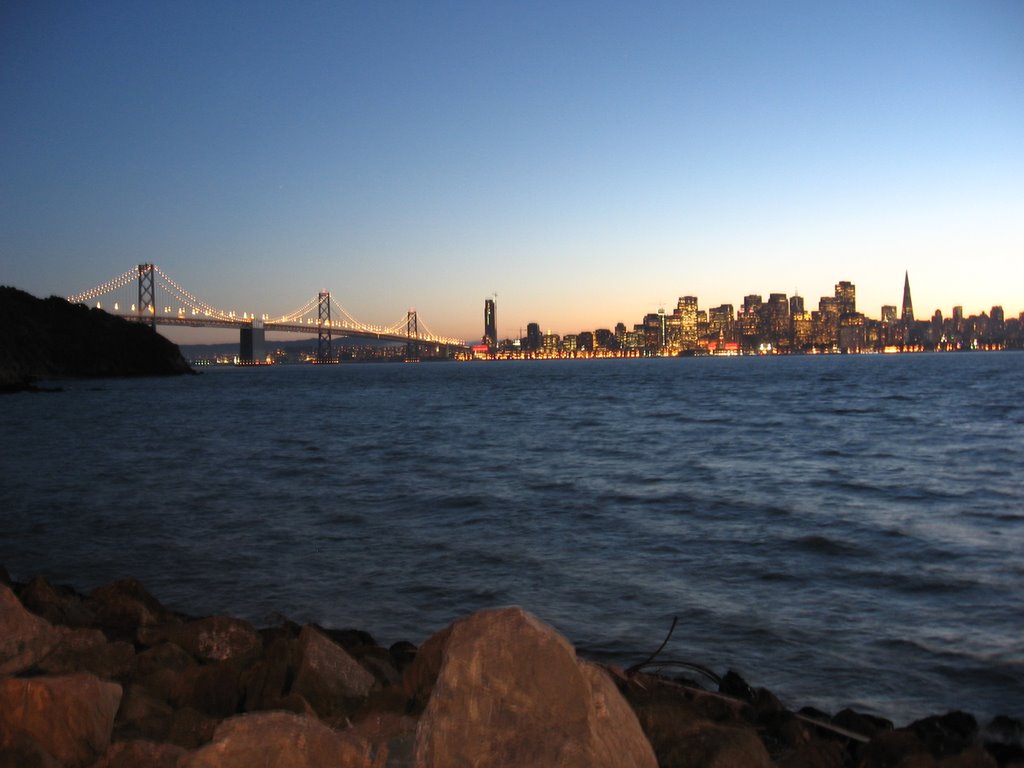 SF Skyline from YBI by Zach Peterson