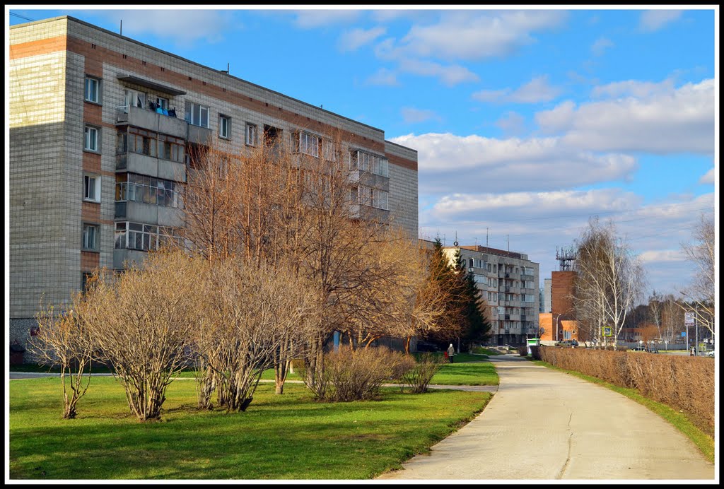 Аллея у 14 дома - walkway by Vadim D