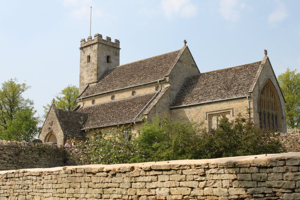 St. Mary's Church, Swinbrook, Oxfordshire by Roger Sweet