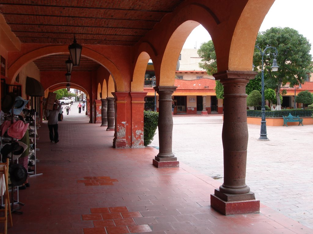 Tequisquiapan,square by Roberto Zallocco