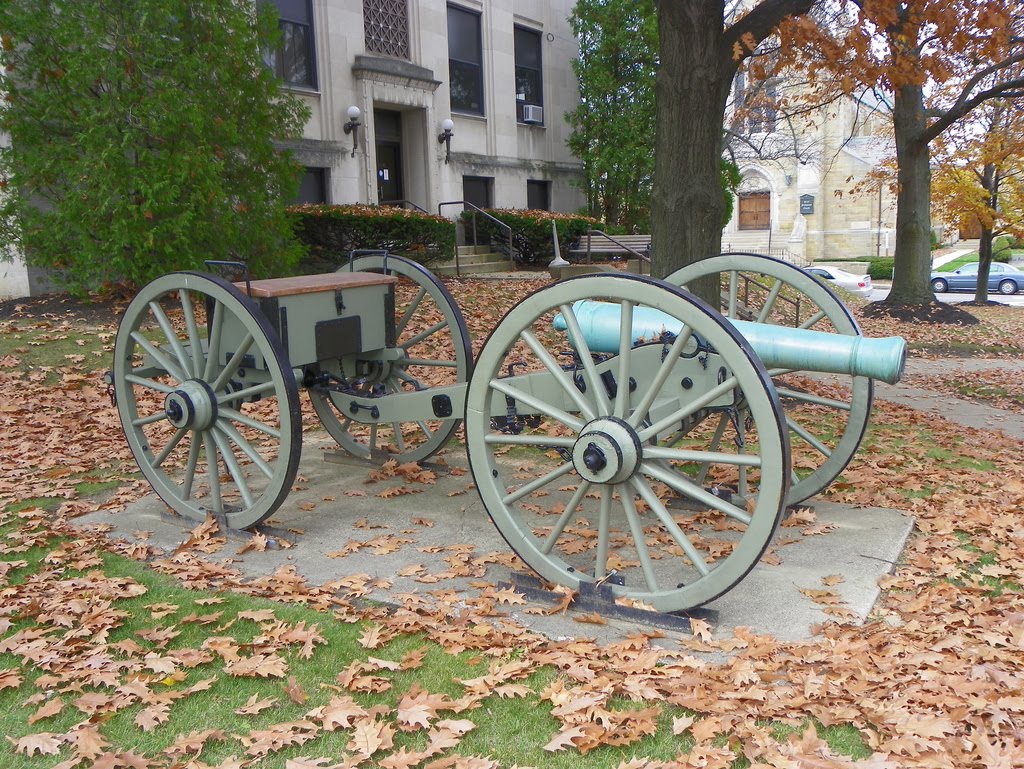 Ashland County Courthouse Cannon, Ashland, Ohio by J. Stephen Conn