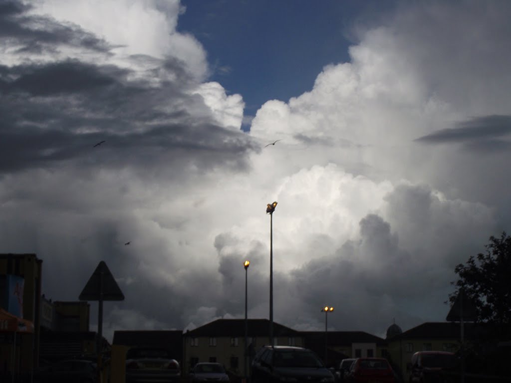 Storm Clouds watching over the Waterfront Retail Park. by Jac Osborne 15