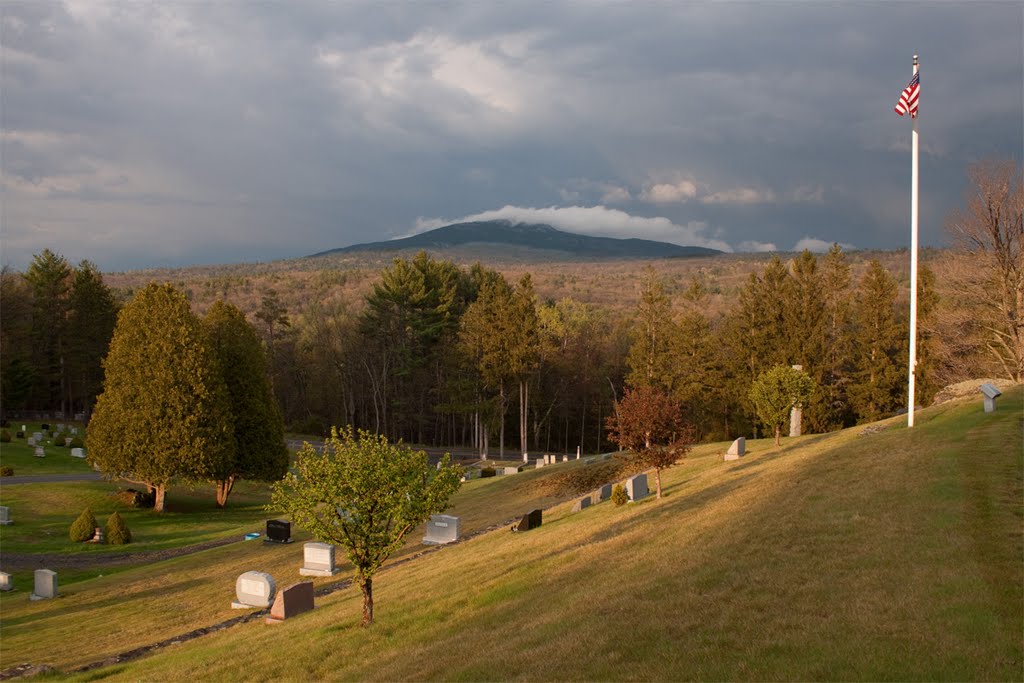 Mount Monadnock - Cloud Enshrouded by Brian Shriver