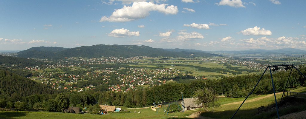 Panorama Beskidu Malego, Meszna by jacekroj