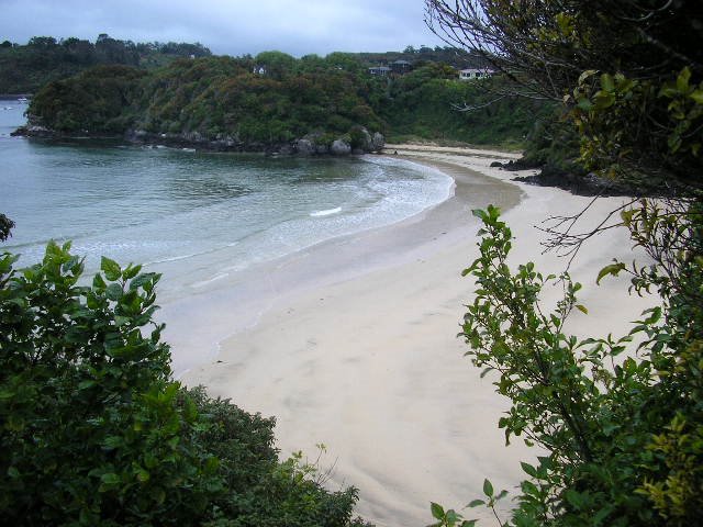 Bathing beach, Stewart island by NinaWatson